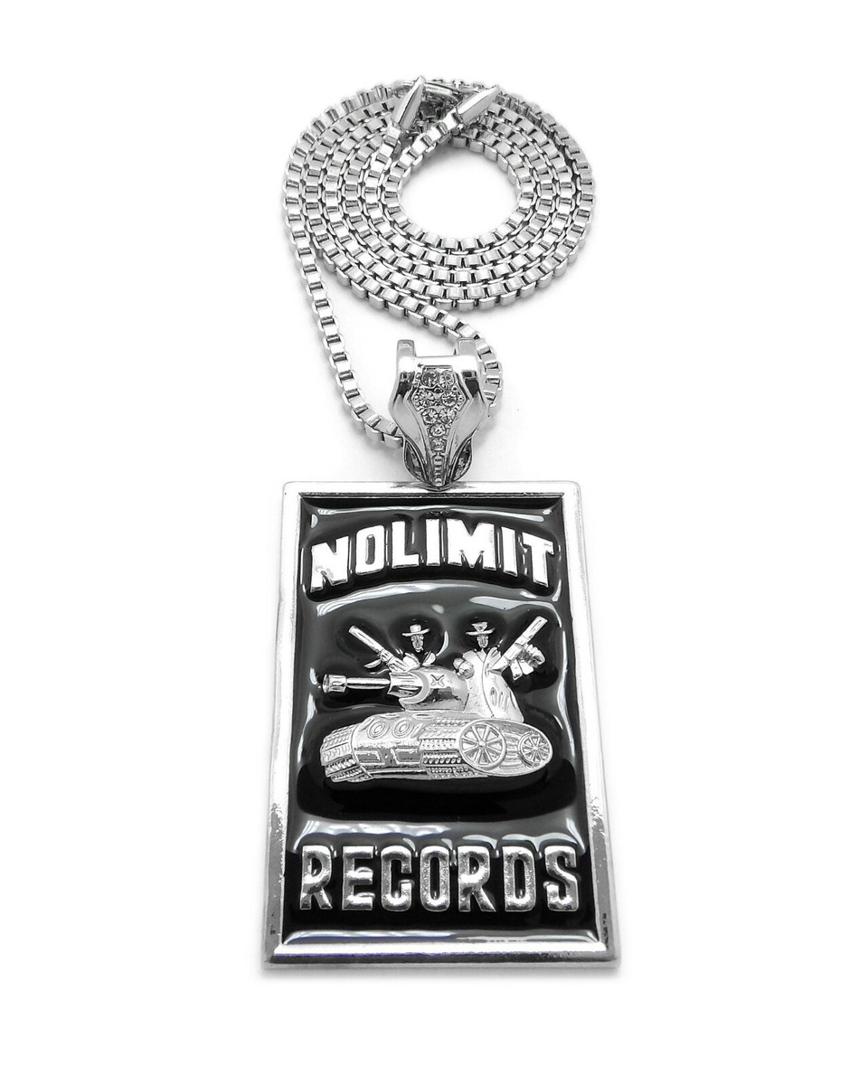 New No Limit Records Pendant Box, Rope, Cuban Chain Hip Hop