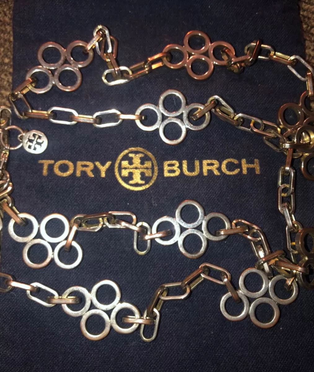 Tory burch necklace sale silver