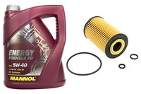 MotoröL Set ÖLfilter SH4049P 5W40 5 Liter FüR Audi A3 Seat Altea Skoda VW Golf