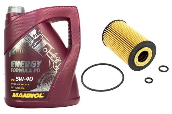 MotoröL Set ÖLfilter SH4049P 5W40 5 Liter FüR Audi A3 Seat Altea Skoda VW Golf-image
