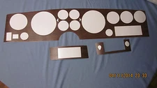 1973-77 grand prix gun stock vinyl woodgrain dash insert
