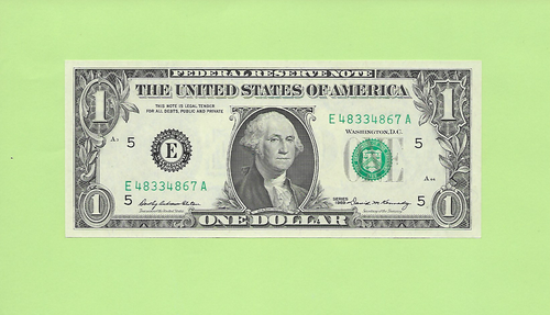 N1S .. 1969 ..UNCIRC $1 E 4833 4867 A .... 1969 $1 E-A NICE NOTE