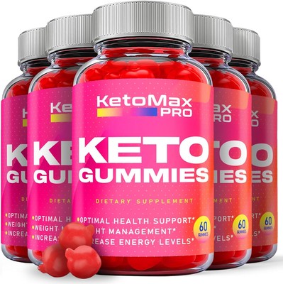 Keto Max Pro Gummies - Keto Max Pro ACV Gummys For Weight Loss OFFICIAL - 5 Pack