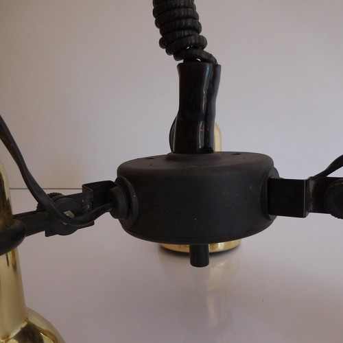 Lámpara Suspensión Iluminación Vintage 3 Focos Arte Deco Siglo Xx Pn Francia - Foto 7 di 12
