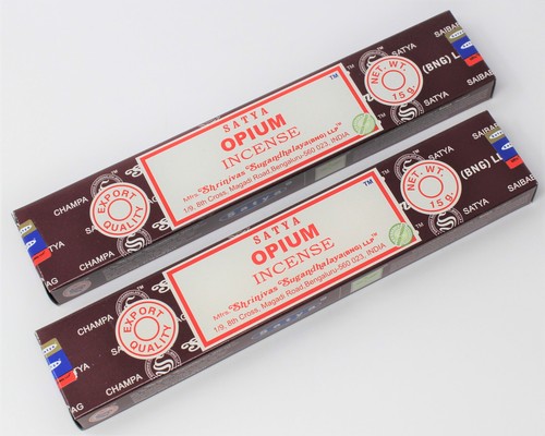 Satya Nag Champa OPIUM Incense Sticks: Choose 15 30 45 90 or 180 gm - Picture 3 of 17