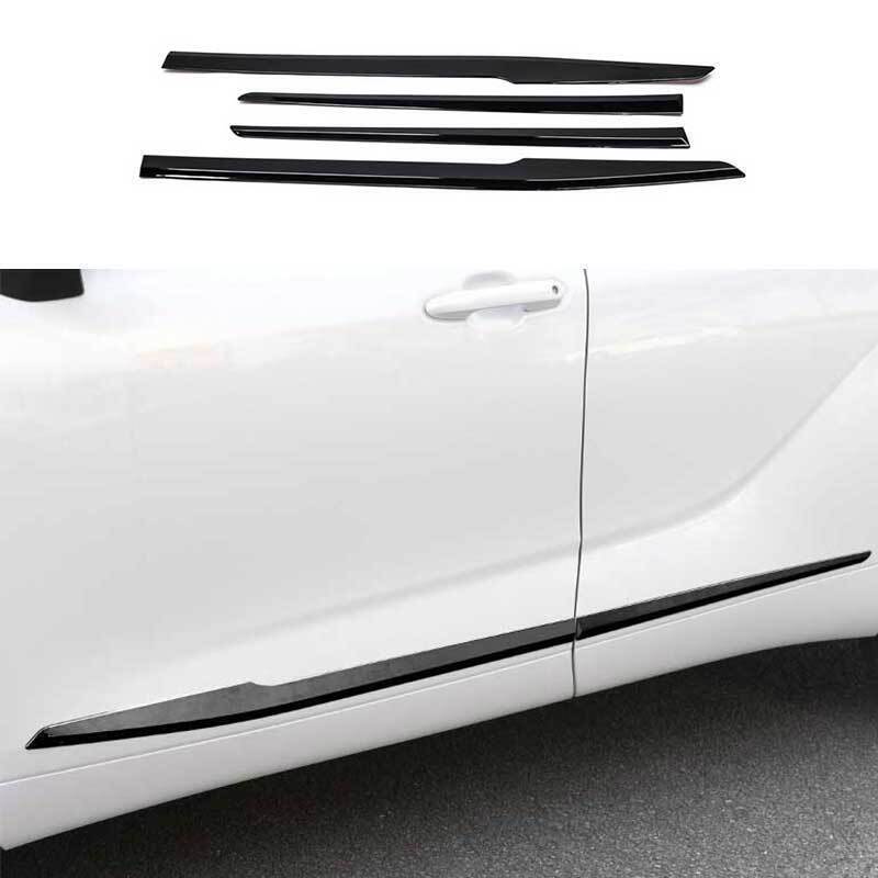Bright black Car Door Handles Cover molding Trim For Toyot@a Highlander 20-2023 Bright black Car Door Handles Cover molding Trim For Toyot@a Highlander 20-2023
