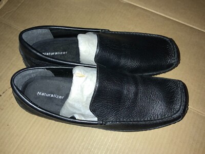 NATURALIZER MAZZY ウィメンズ Naturalizer Women Mazzy Black Leather Slip On Loafer Driving