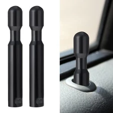2Pcs Car Door Lock Knobs for F-150, Black Replacement Pins for Most Cars