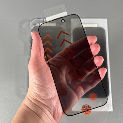 Screen Protectors for iPhone 12 Pro Max - 3 Pack Privacy | Easy Install | FUNCAT - Picture 5 of 10