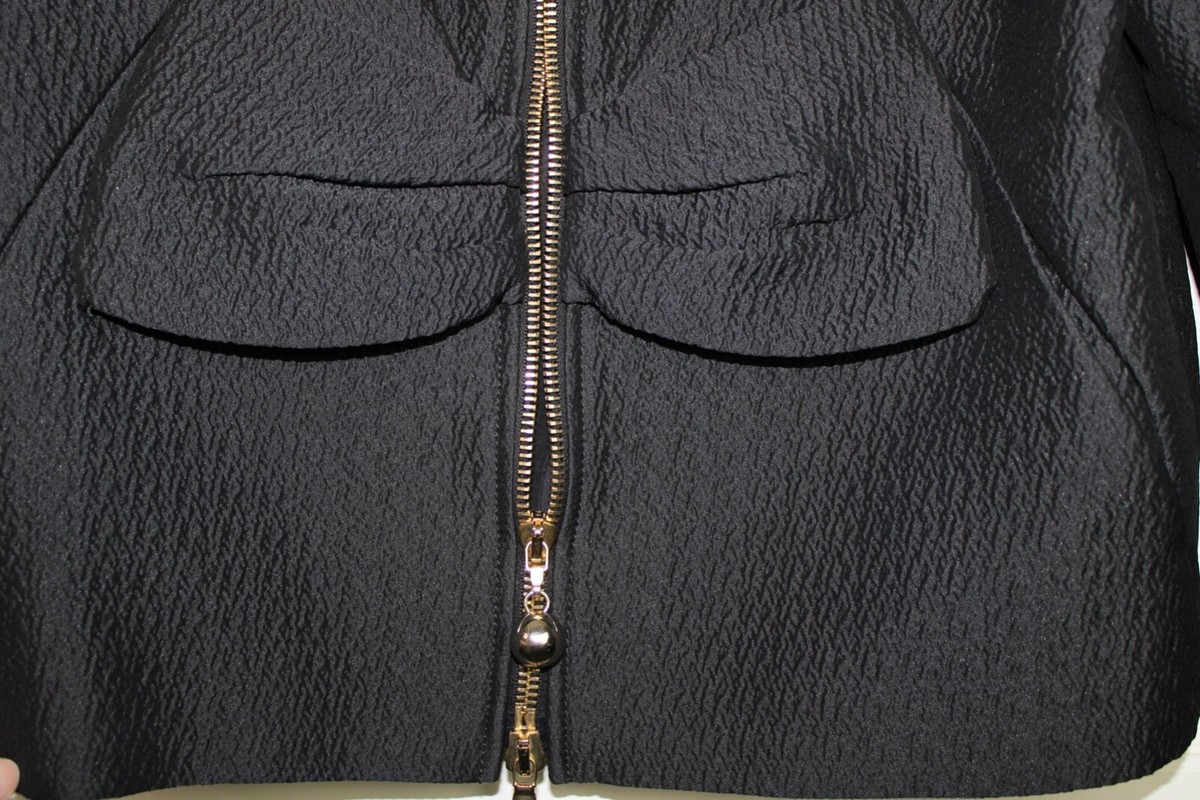 Moschino Cheap & Chic Black Wool Blend Lined Evening Jacket Moschino Cheap & Chic Black Wool Blend Lined Evening Jacket