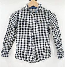 Tucker + Tate Boy's Checkered Long Sleeve Button Down Shirt Size 6