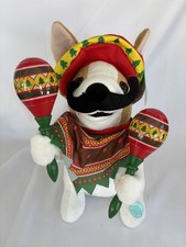 Hug Me Animated 11" Mariachi Puppy Chihuahua Sings La Macarena New With Tags
