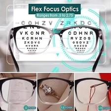 Multifocal Reading Glasses for Women Men Auto Adjusting Bifocal Readers
