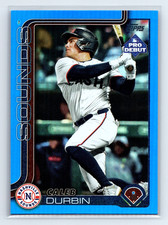 2025 Topps Pro Debut - Caleb Durbin #PD-160 Blue Foil /150 (RC) 
