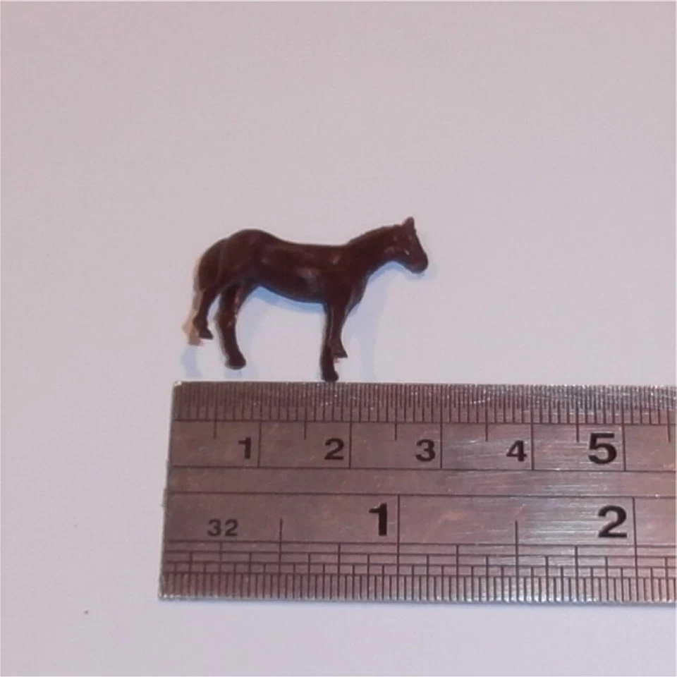 Dinky Toys Dublo 73 Horse Float Brown Plastic Horse - Image 3 of 4
