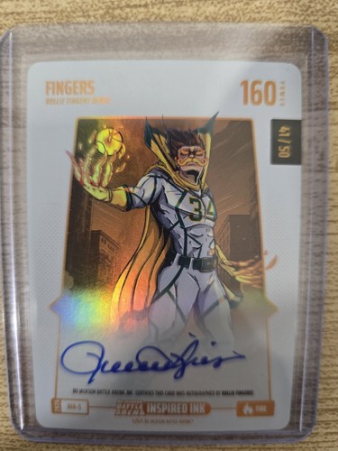 Bo Jackson Battle Arena `Fingers` Rollie Fingers Debut 160 Auto 41/50