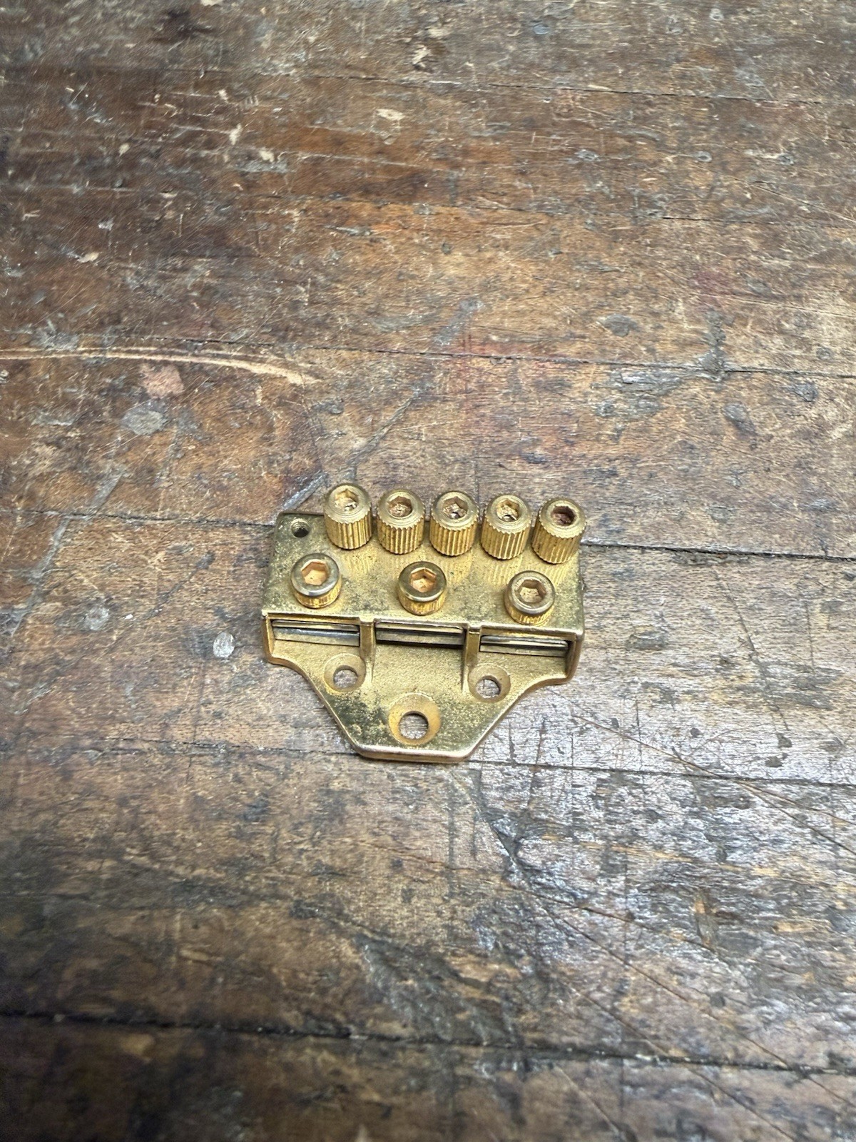 Vintage Gold Fender Fine Tuner Locking Guitar Nut