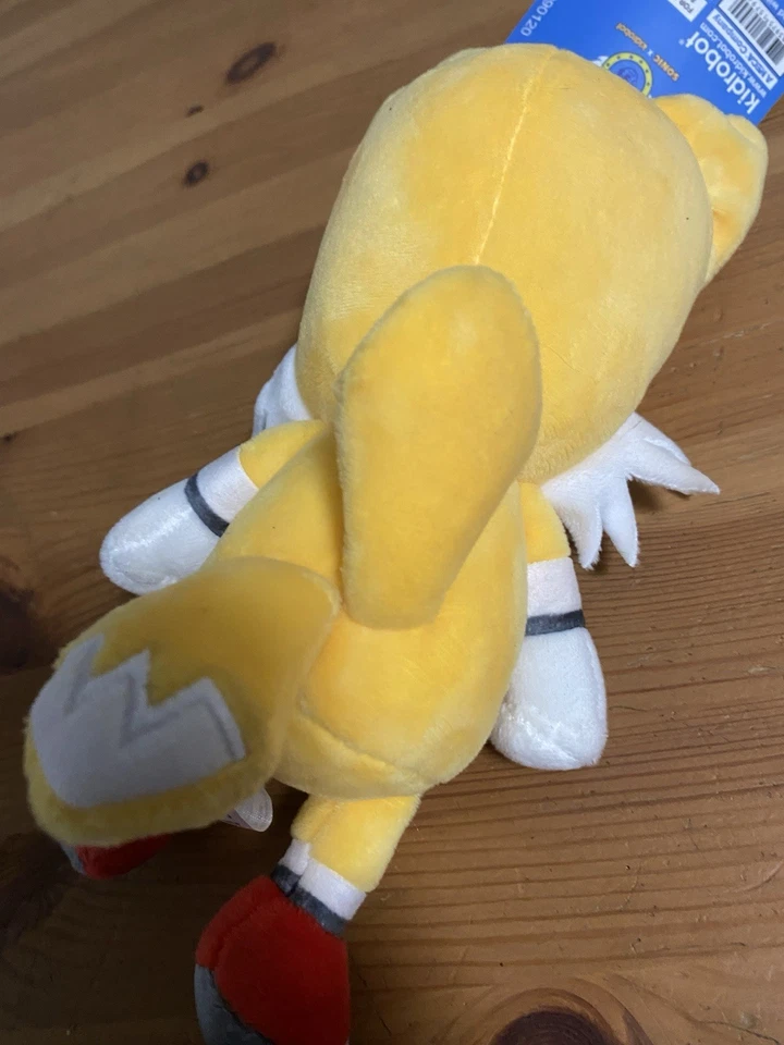NECA Sonic the Hedgehog Tails KidRobot Phunny 8" Plush New - Image 3 of 4