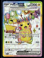 pokemon surging sparks pikachu card Mewtwo & Mew GX 052/173