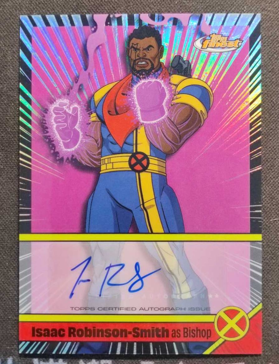 2025 Topps Finest Marvel X-Men '97 Lawrence Isaac Robinson-Smith as Bishop Auto