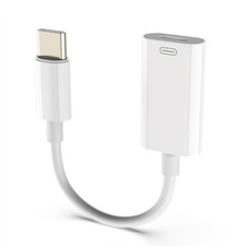 LMUBOY USB-C Male to Lightning Female Adapter,Type C 1Pack, White