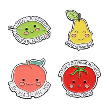 4-6Pcs/Set Cartoon Anime Role Enamel Pins Creative Movie Inspiration Cat Dollar