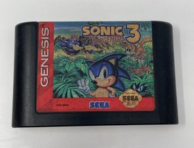 Sonic the Hedgehog 3, Sega Genesis In Box No Manual Authentic Tested Working