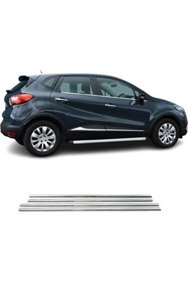 Moldura de ventana lateral cromada para Renault Captur 2013-2019 - 4 piezas Foto 2 de 4