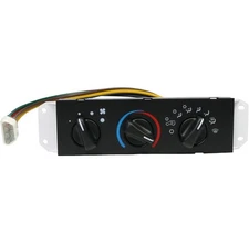 HVAC A/C Heater Control Panel with Blower Motor Switch for 1999-2004 Jeep