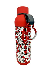 Disney Minnie Mouse Red Stainless Steel Water Bottle 21 oz With Clip