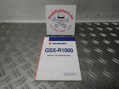 Bedienungsanleitung FR Buch Handbuch Suzuki GSX-R1000 BJ.05-06