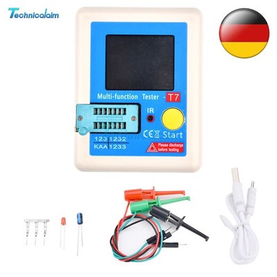 LCR-T7 Transistor Tester Diode/Triode TFT Capacitance Meter NPN PNP MOSFET DE