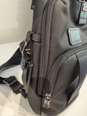 NEW Tumi Fremont FIFE 11.75” Slim Sling Bag Backpack - BLACK | eBay