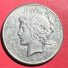 1927 US Peace SILVER Dollar! "Philadelphia" Mint! Low Mintage! Choice AU Details