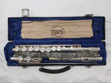 Emerson ELD Closed Hole Flute C-foot Silver Plated  Case B22489 READ