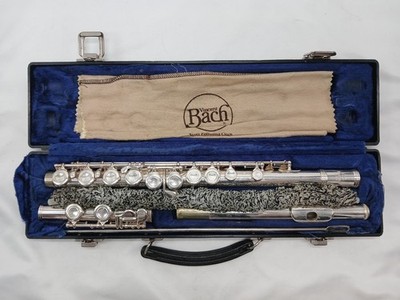 Emerson ELD Closed Hole Flute C-foot Silver Plated & Case B22489 READ 