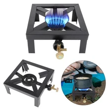 Cast Iron Camping Stove Single Burner Propane LPG Gas Outdoor Camping Cooker