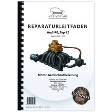 Audi R8 42 2006-2015 Accensione Iniezione Benzina 420-430cv Manuale Officina