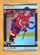 2025-26 OPC Premier P-90 Ryan Leonard Washington Capitals Rookie