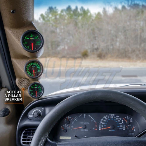 Medidores de PSI de combustible GlowShift T7 Boost EGT + cápsula bronceada para Dodge Ram Cummins 98-02 Foto 2 de 4