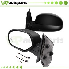 Power Memory Heated Puddle Signals Tow Mirrors Fits 2007-2013 Gmc Chevy Pair
