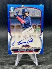 2023 Bowman Chrome - Blue Mojo Auto /150 - Ambioris Tavarez RC #BMA-AT