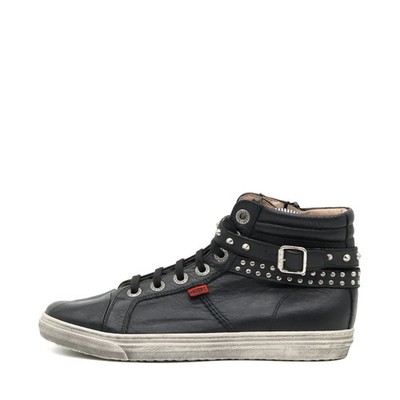 Kickers Damen High-Top Nieten Edition Sneaker Pelle High-Top-Sneaker EU 38