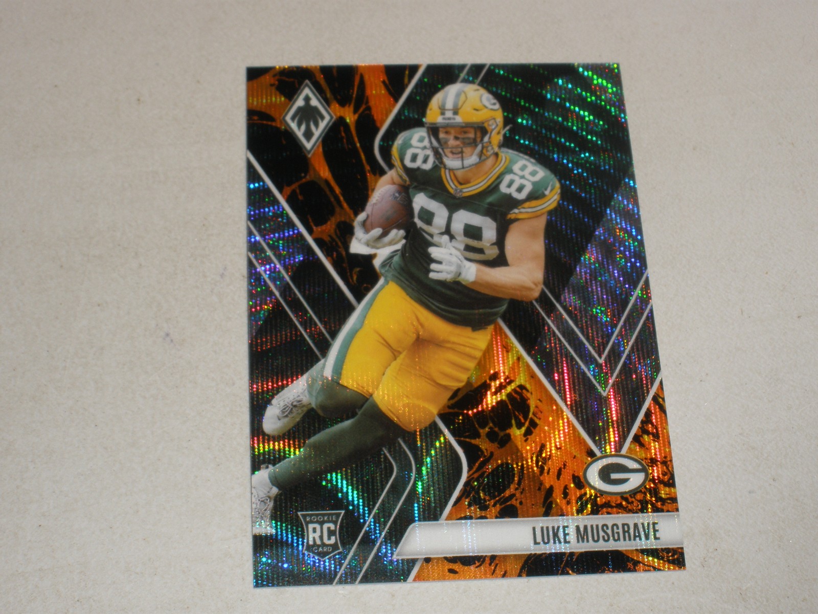 2023 Panini Phoenix Lava Prizm #160 Luke Musgrave 078/175 Rookie RC