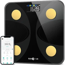 Scale for Body Weight and Fat Percentage,  Digital Accurate Bathroom Smart Scale