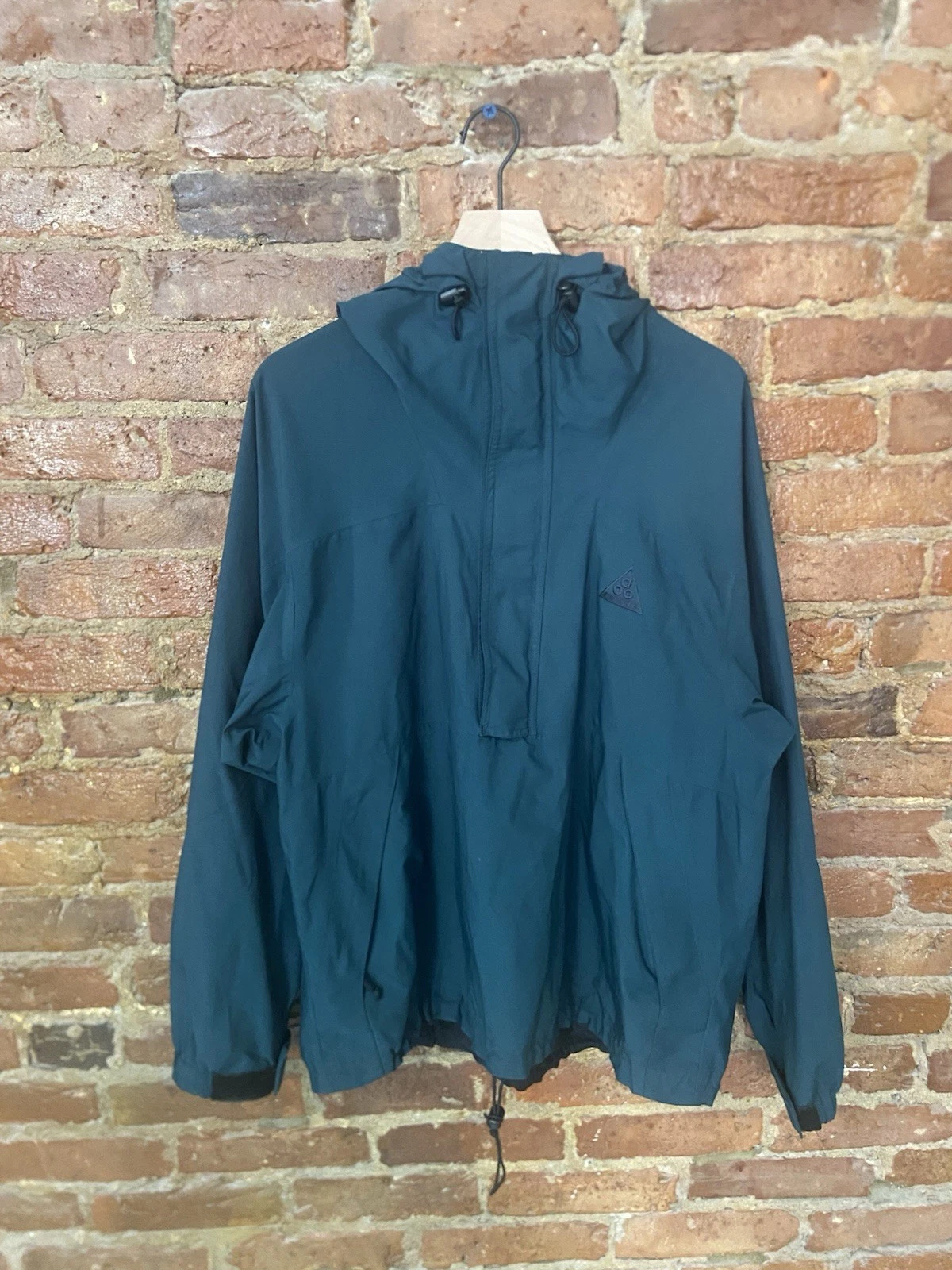 Vintage Nike ACG Anorak Windbreaker Jacket Medium Dark Teal