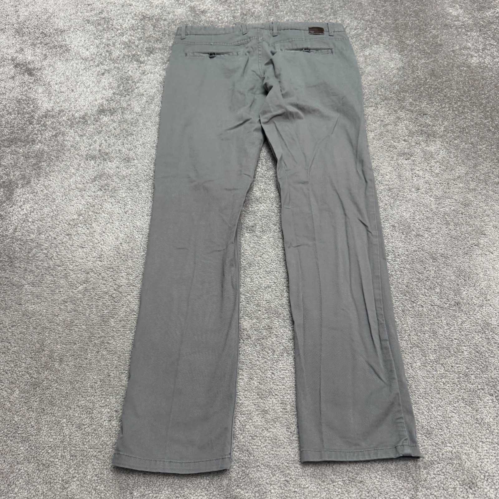 Zara Man Basic Collection Chino Pants Men 34 Gray… - image 2