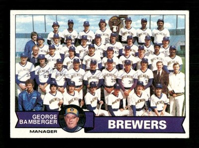 1979 Topps  #577 George Bamberger signed autograph both sides  EAA1 bxcp71