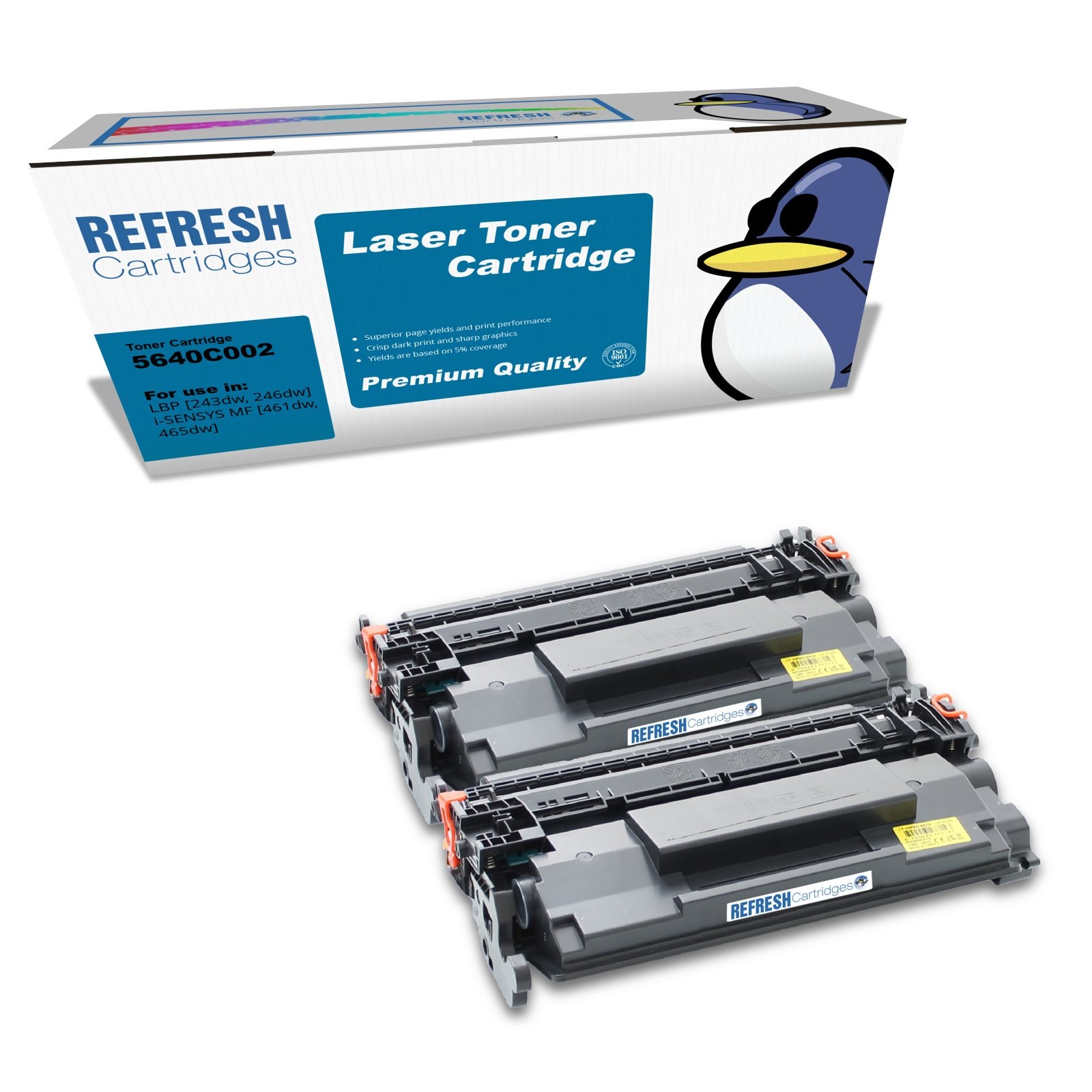 Remanufactured 070H High Capacity Black Toner Cartridge Replacement for Canon