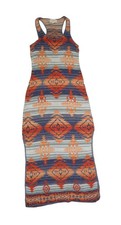 Denim & Supply Ralph Lauren Dress Womens M Multicolor Knit Tank Maxi Southwest